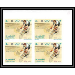 150d - Fujeira MNH ** N°748/752 B bloc 4 Non dentelé imperf jeux olympiques olympic games MUNICH 72 soccer