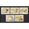 151a - Fujeira MNH ** N°748/752 A jeux olympiques olympic games MUNICH Football (Soccer) cycling diving sailing 