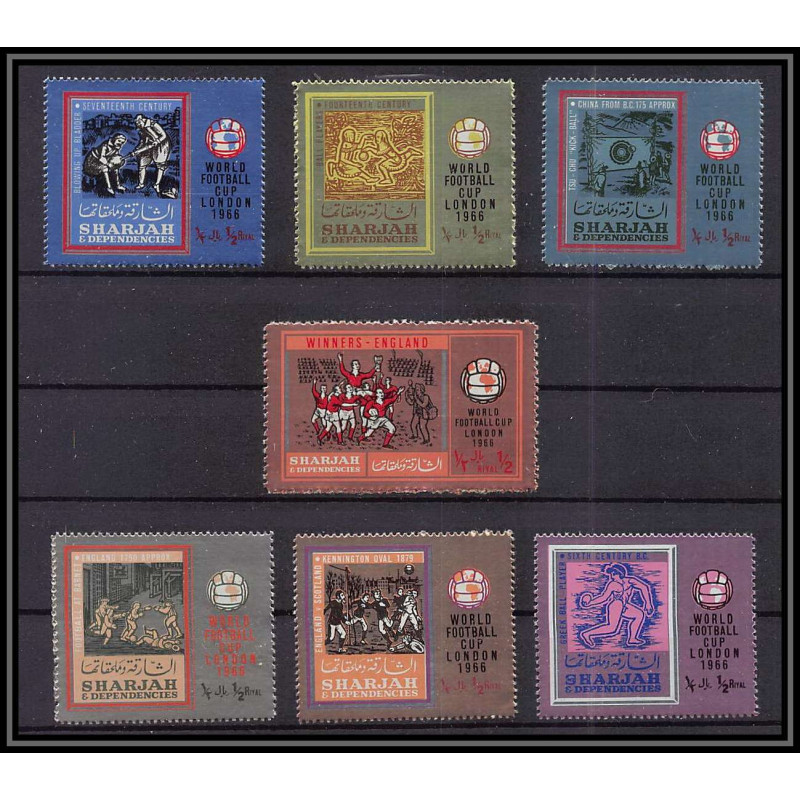 154 - Sharjah MNH ** N°337/343 A Football (Soccer) world championship london 1966 