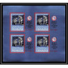 156 - Sharjah MNH ** N°344/349 B Non dentelé imperf Football (Soccer) london 1966 feuilles sheets