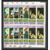 163c YAR (nord yemen) MNH ** N°998/1003 A jeux olympiques olympic games MEXICO Tableau (Painting) bloc 4