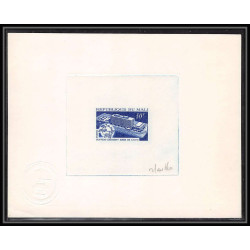 2267 MALI 1970 - YT y&t 135 Nouveau Bâtiment du Siede de l'UPU Signé signed autograph
