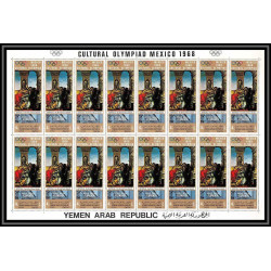 164e - YAR (nord yemen) MNH ** N°876/881 A gold jeux olympiques olympic games feuilles sheets feuilles sheets