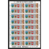 165b - YAR (nord yemen) MNH ** N°818/823 A gold jeux olympiques (winter olympic games) GRENOBLE feuilles sheets