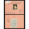 14135 recommandé libreville gabon gabonaise manet 1982 l'arbresle rhone lettre cover colonies