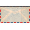 14155 herald djibouti par avion somalis 12/7/1948 paris lettre cover colonies france