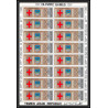 166b YAR (nord yemen) MNH ** N°832/837 A silver jeux olympiques (summer olympic games) munich mexico feuilles sheets