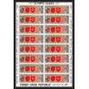 166b YAR (nord yemen) MNH ** N°832/837 A silver jeux olympiques (summer olympic games) munich mexico feuilles sheets
