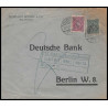 14315 reich schoof helmstedt 1922 lettre cover allemagne germany