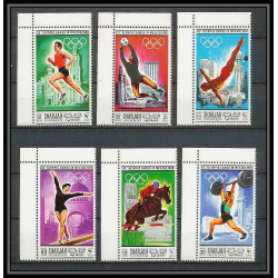 168 - Sharjah MNH ** N°489/494 A jeux olympiques olympic games Mexico 68 jumping diving Football (Soccer)