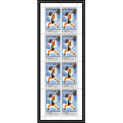 168a Sharjah MNH ** N°489/494 A jeux olympiques olympic games Mexico 68 jumping Football Soccer feuilles sheets