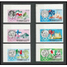 170 - Sharjah MNH ** N°496/501 B jeux olympiques (history of the olympic games) mexico tokoy Non dentelé imperf