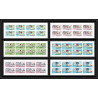 170a Sharjah MNH ** N°496/501 B jeux olympiques history of the olympic games Non dentelé imperf feuilles sheets