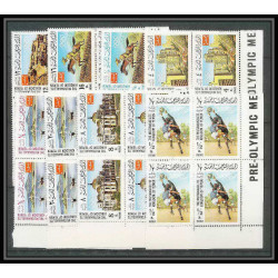 172c Yemen kingdom MNH ** N°403/410 A jeux olympiques (summer olympic games) Mexico 68 BLOC 4 Football (Soccer)