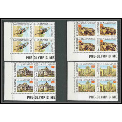172c Yemen kingdom MNH ** N°403/410 A jeux olympiques (summer olympic games) Mexico 68 BLOC 4 Football (Soccer)
