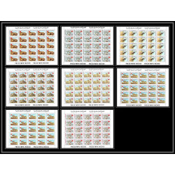 172e Yemen kingdom MNH ** N°403/410 A jeux olympiques (summer olympic games) Mexico 68 (Soccer) feuilles sheets