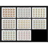 172e Yemen kingdom MNH ** N°403/410 A jeux olympiques (summer olympic games) Mexico 68 (Soccer) feuilles sheets