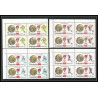 176c Yemen kingdom MNH ** Mi N°620/624 A jeux olympiques (summer olympic games) MEXICO 68 gold madalists BLOC 4