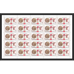 176d Yemen kingdom MNH ** N°620/624 A jeux olympiques olympic games MEXICO 68 gold madalists feuilles sheets