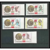 179 Yemen kingdom MNH ** Mi N°620/624 B Non dentelé imperf jeux olympiques olympic games MEXICO 68