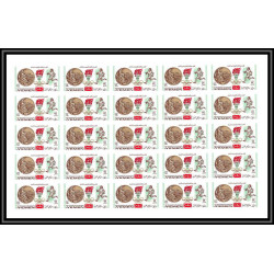 179d Yemen kingdom MNH ** N°620/624 B Non dentelé imperf jeux olympiques olympic games MEXICO 68 feuilles sheets