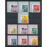 181 Fujeira MNH ** N°320/329 B overprint gold Non dentelé imperf jeux olympiques olympic games mexico 68 
