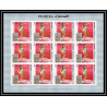 181a Fujeira MNH ** N°320/329 B overprint Non dentelé imperf jeux olympiques olympic games mexico feuilles sheets