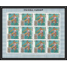 183a Fujeira MNH ** N°320/329 A overprint gold jeux olympiques olympic games mexico 68 cycling feuilles sheets