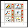 189 Fujeira MNH ** Mi N°839/844 A overprint jeux olympiques olympic games SAPPORO 72 hochey skating ski jumping