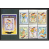 191a Ras Al Khaima MNH ** Mi N°649/654 A bloc 119 A jeux olympiques olympic games MUNICH 72 Football (Soccer)