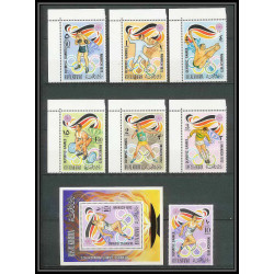 191b Ras Al Khaima MNH ** Mi N°649/654 A bloc 119 A jeux olympiques olympic games MUNICH 72 Football (Soccer)