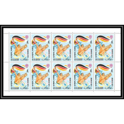 191d Ras Al Khaima MNH ** Mi N°649/654 A jeux olympiques olympic games MUNICH 72 Football feuilles sheets