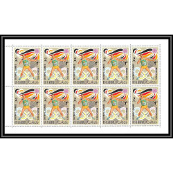 191d Ras Al Khaima MNH ** Mi N°649/654 A jeux olympiques olympic games MUNICH 72 Football feuilles sheets