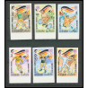 192 Ras Al Khaima MNH ** Mi N°649/654 B Non dentelé imperf jeux olympiques olympic games MUNICH 72 soccer