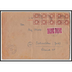 15820 allemagne deutsche post bautzen 1946 lettre cover