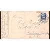 15821 allemagne deutsche post N°44 karl marx sowjetische zone new york usa seul sur lettre cover