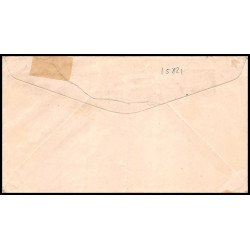 15821 allemagne deutsche post N°44 karl marx sowjetische zone new york usa seul sur lettre cover