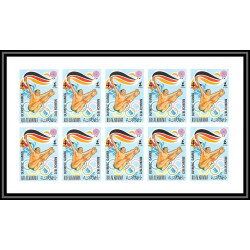 192c Ras Al Khaima MNH ** Mi N°649/654 B jeux olympiques olympic games Non dentelé imperf MUNICH 72 feuilles (sheet