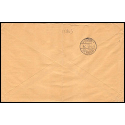 15843 allemagne reich DIENFTMARKE N°74 service Fürstenfeldbruck lettre cover