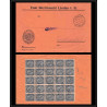 15849 allemagne reich lindau infla 1923 DIENFTMARKE service N°29 25 timbres lettre cover
