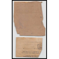 15852 allemagne reich lot de 2 fragments 1898/1923 lettre cover