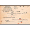 15853 allemagne DIENFTMARKE service N°21 wurttemberg 1921 lettre cover