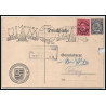 15854 allemagne reich DIENFTMARKE service N°27/29 donau 1923 lettre cover