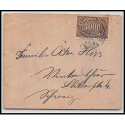15856 allemagne reich N°189 1923lettre cover