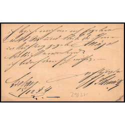 15862 allemagne reich post 1/2 p Ganzsache Mi P1 liebau polska 1874 carte postale entier stationery
