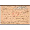 15863 allemagne reich post 1/2 p Ganzsache Mi P1 posen polska 1874 militsch carte postale entier stationery