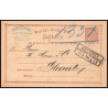 15867 allemagne reich post 1/2 p Ganzsache Mi P1 kretschmer beuthen polska 1874 carte postale entier stationery