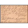 15872 allemagne reich post 1/2 p Ganzsache Mi P1 hamburg 1874 leippzig carte postale entier stationery