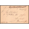 15875 allemagne reich post 1/2 p Ganzsache Mi P1 coeln 1874 carte postale entier stationery