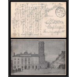 15890 allemagne meenen 39ème division KD feldpost POSTEX PED guerre 1914/1918 ww1 censure carte menin postcard